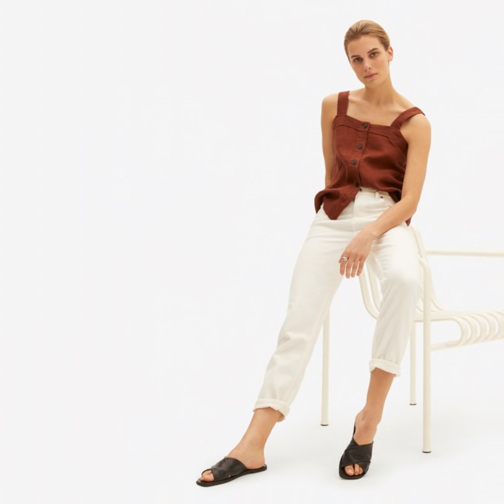 NWT Everlane Picnic Top in Rosewood